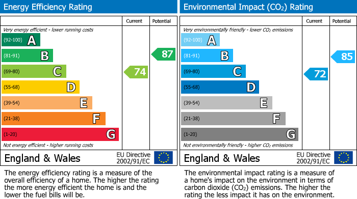 Energy Performance Certificate for Beachborough Close, Preston Grange, North Shields