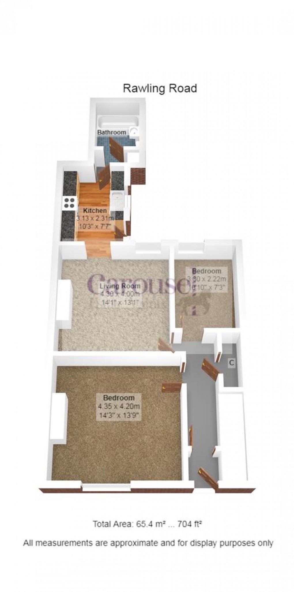 Floorplan for Rawling Road, Bensham, Gateshead