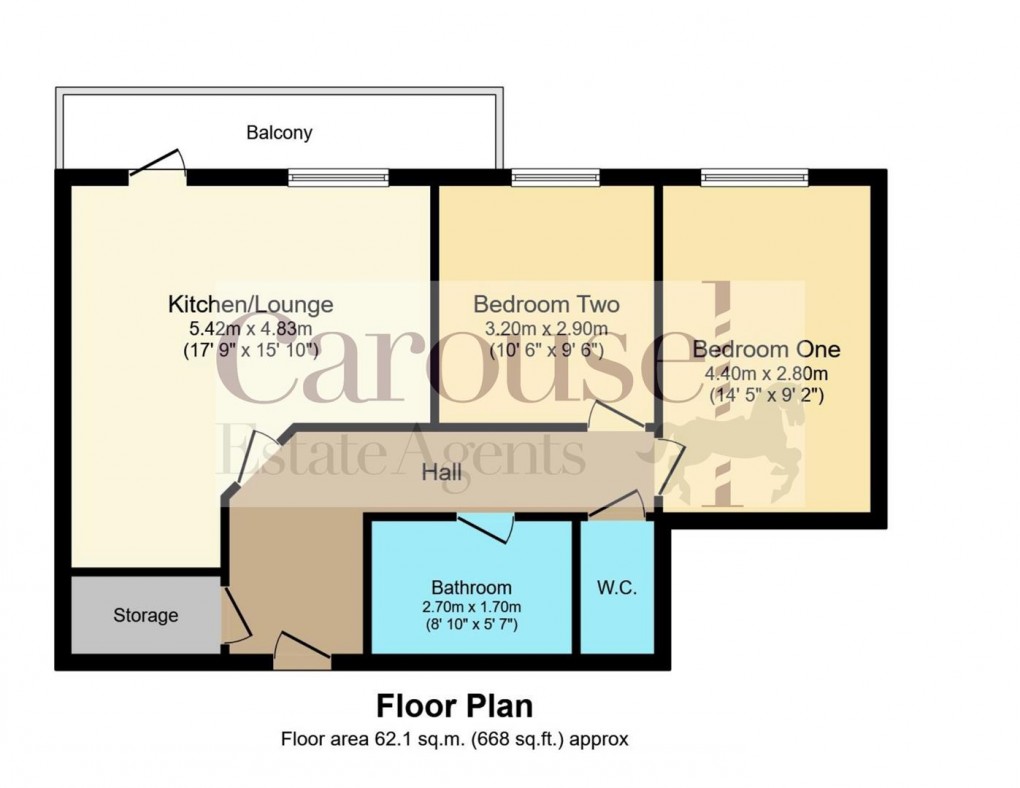 Floorplan for Friars Wharf, Green Lane, Gateshead