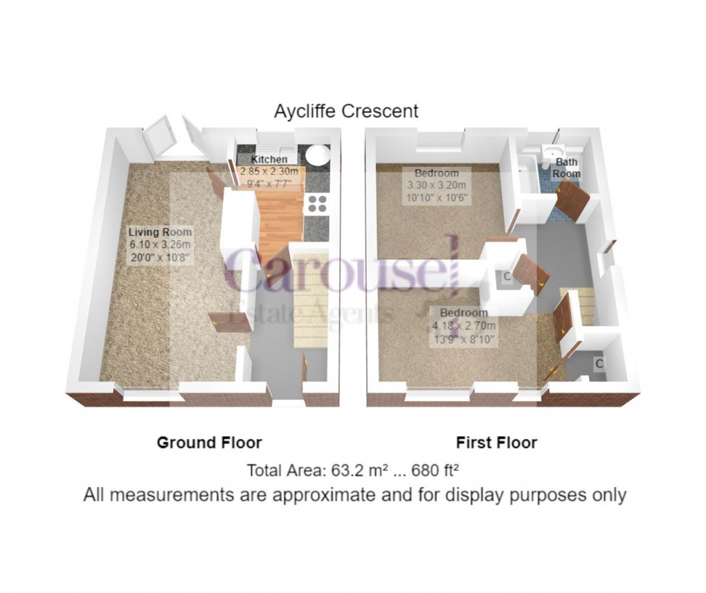 Floorplan for Aycliffe Crescent, Wrekenton, Gateshead